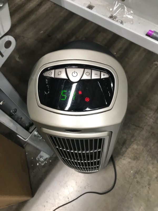 Photo 2 of Lasko 1500W Digital Ceramic Space Heater with Remote, 755320, Silver