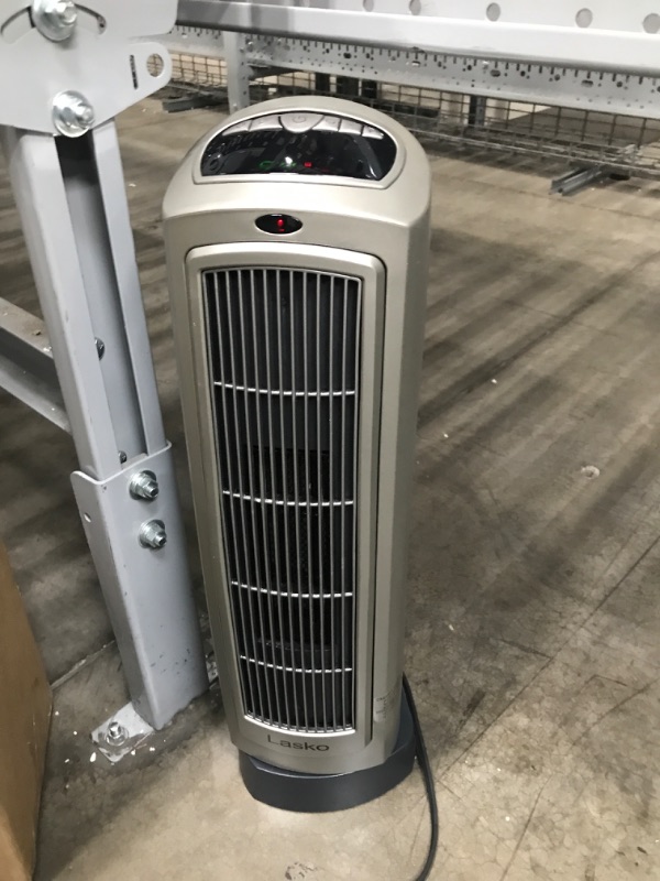 Photo 3 of Lasko 1500W Digital Ceramic Space Heater with Remote, 755320, Silver