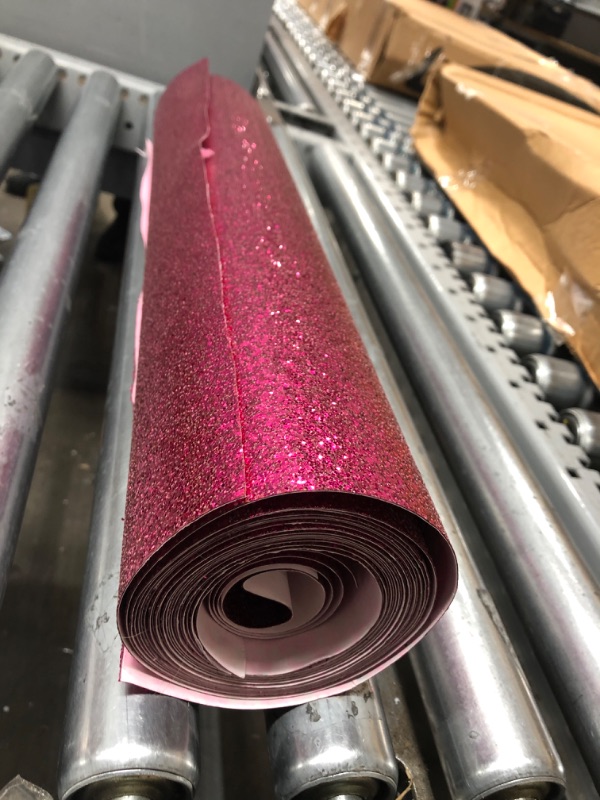 Photo 1 of 900903 - Sequin Sparkle Hot Pink - Arthouse Wallpaper - 20.5inches x 19.5ft
