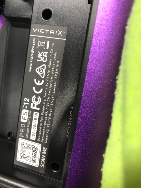 Photo 4 of Victrix by PDP Pro FS-12 Arcade Fight Stick for PlayStation 5 - Purple Pro FS-12 Purple
