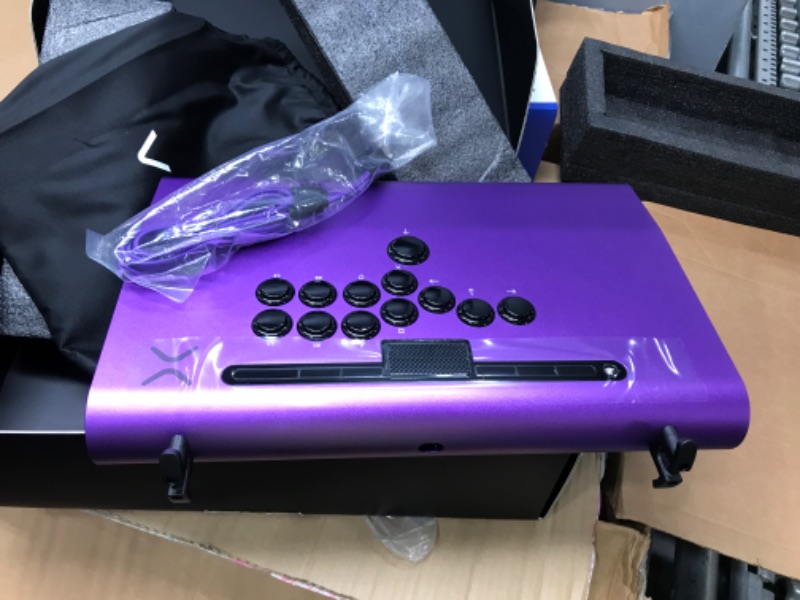 Photo 2 of Victrix by PDP Pro FS-12 Arcade Fight Stick for PlayStation 5 - Purple Pro FS-12 Purple