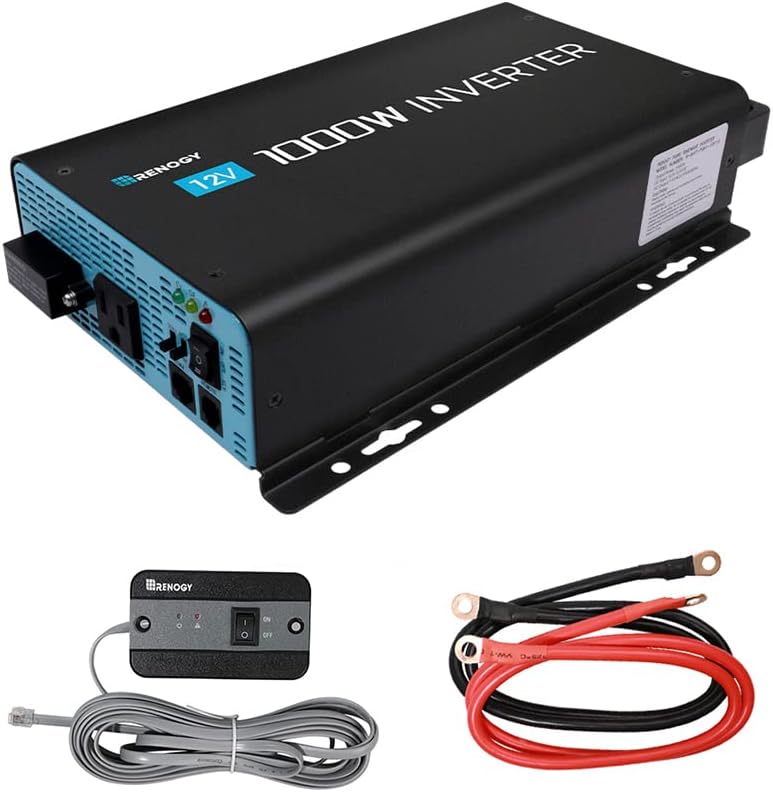 Photo 1 of RENOGY 1000 W BATTERY POWER INVERTER 12V PURE WAVE INVERTER