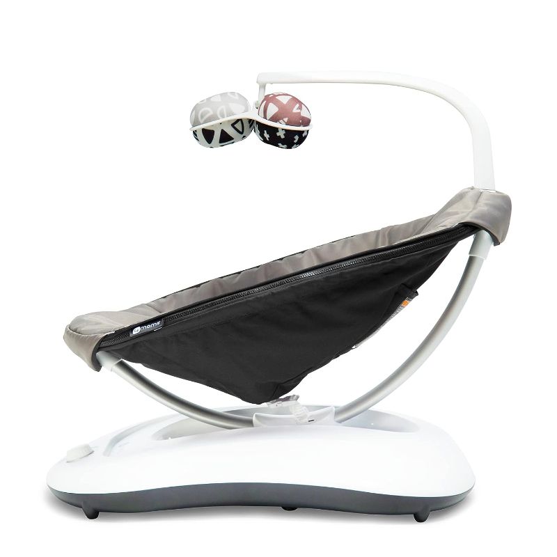 Photo 1 of 4moms RockaRoo Baby Rocker with Front to Back Gliding Motion, Graphite
