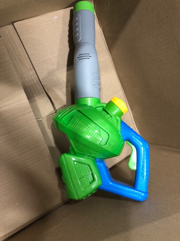 Photo 2 of ***missing bubbles***Maxx Bubbles Toy Bubble Leaf Blower with Refill Solution – Bubble Toys for Boys and Girls - Outdoor Summer Fun for Kids and Toddlers - Sunny Days Entertainment