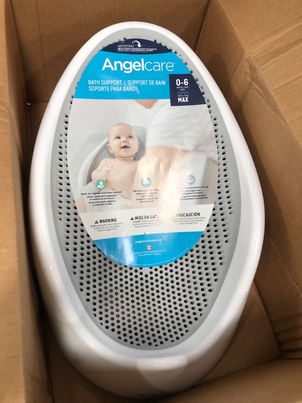 Photo 2 of Angelcare Baby Bath Support (Grey) | Ideal for Babies Less than 6 Months Old