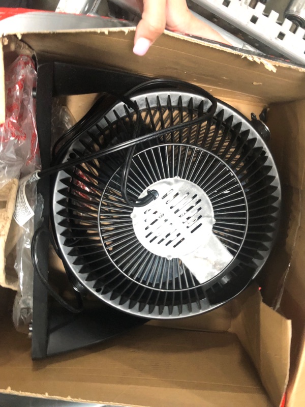 Photo 4 of 12 in. 3 Speed Whole Room Circulator Floor Fan