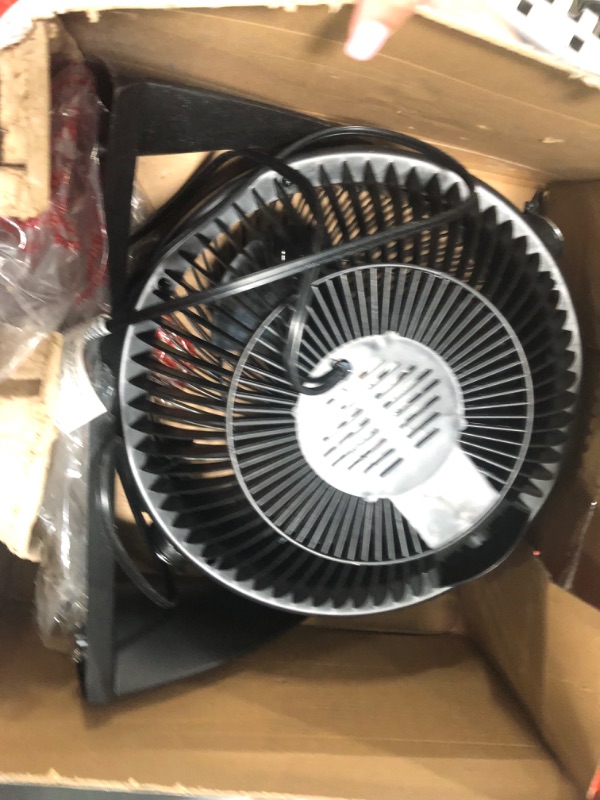 Photo 3 of 12 in. 3 Speed Whole Room Circulator Floor Fan