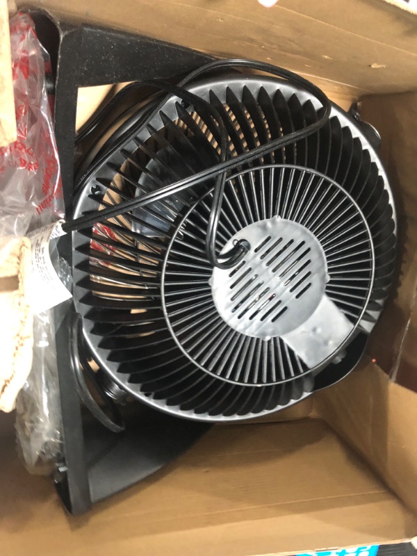 Photo 2 of 12 in. 3 Speed Whole Room Circulator Floor Fan