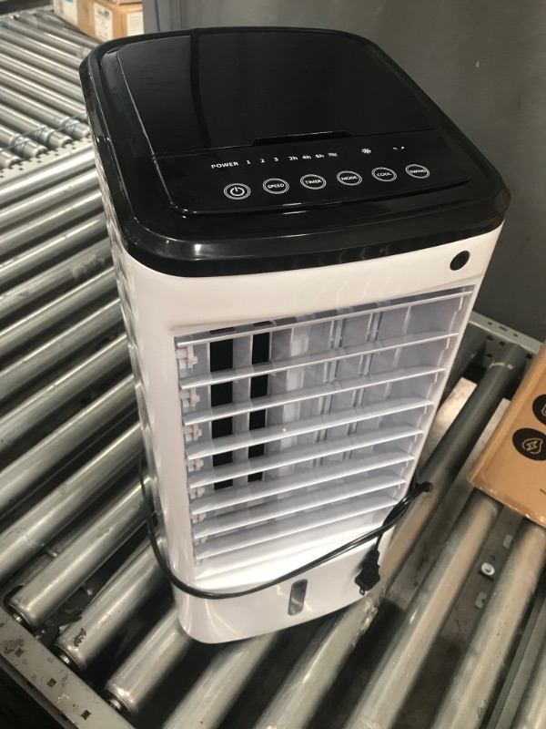 Photo 2 of 3-IN-1 BALKO Swamp Cooler Air Conditioner, Evaporative Air cooler w/ 4 Modes & 3 Speeds, 12H Timer & Remote & Dual Water Tank, 65° Oscillating Air Conditioner Portable for Room Bedroom Home Indoor