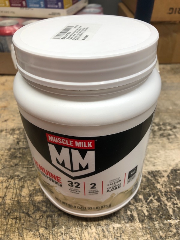 Photo 2 of *9/2/2024* Muscle Milk Lean Muscle Vanilla Creme Protein Powder, 1.93 Pound (Pack of 1)