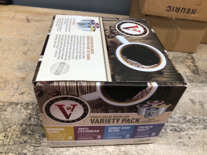 Photo 2 of *4/11/2025* Victor Allen's Coffee Variety Pack, Light-Dark Roasts, 42 Count, Single Serve Coffee Pods for Keurig K-Cup Brewers Coffee Favorites Variety Pack 42 Count (Pack of 1)