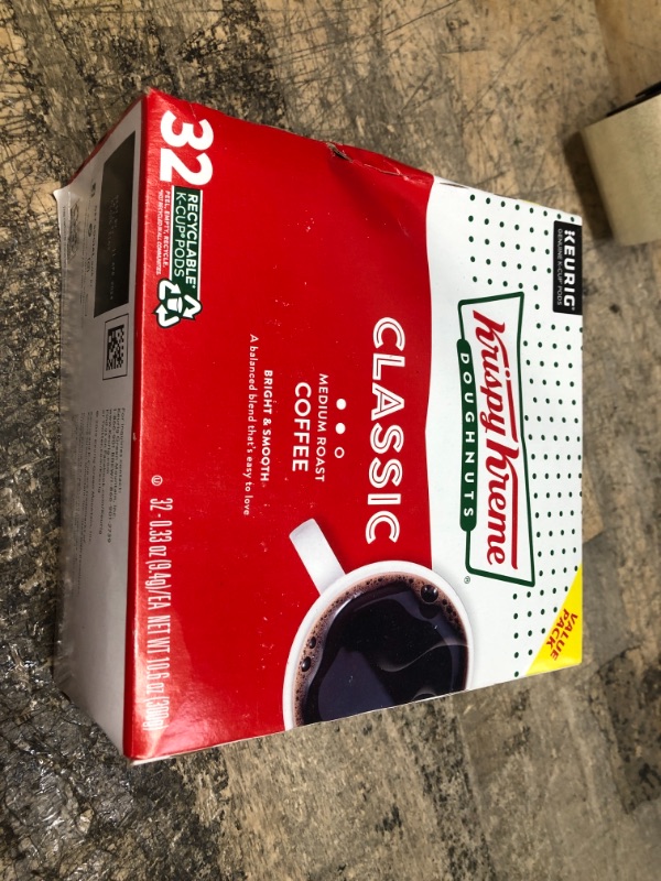 Photo 2 of *4/11/2024* Krispy Kreme Classic K-Cup Coffee Pods, Medium Roast, 32 Count for Keurig Brewers