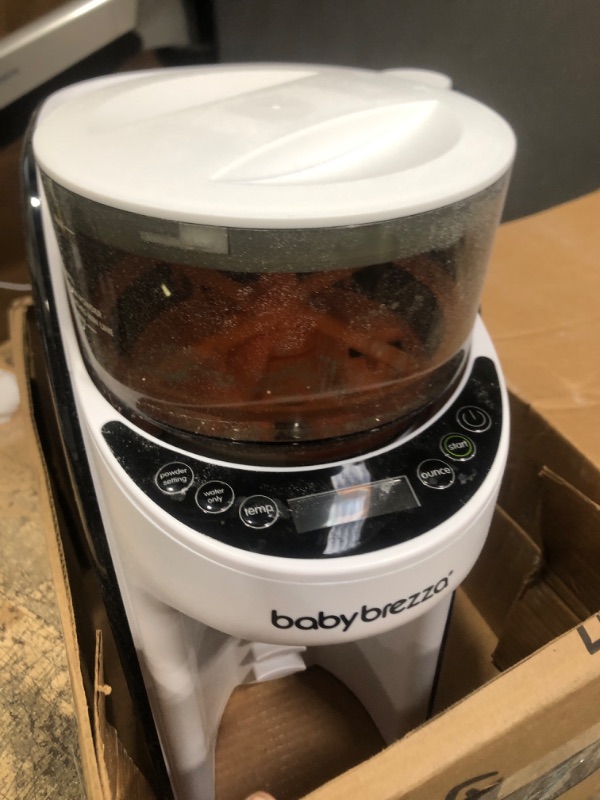 Photo 3 of New and Improved Baby Brezza Formula Pro Advanced Formula Dispenser Machine - Automatically Mix a Warm Formula Bottle Instantly - Easily Make Bottle with Automatic Powder Blending
