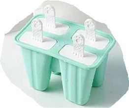 Photo 1 of 
Popsicle Mould?Popsicle Molds 4 Pieces Silicone Ice Pop Molds BPA Free Popsicle Mold Reusable Easy Release Ice Pop Make (Green)