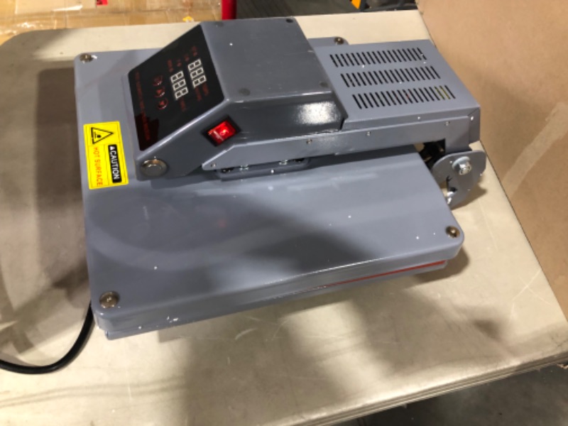 Photo 1 of **POWERS ON** Auto Heat Press Machine- Alldeer 15"x15" Smart Heat Press 