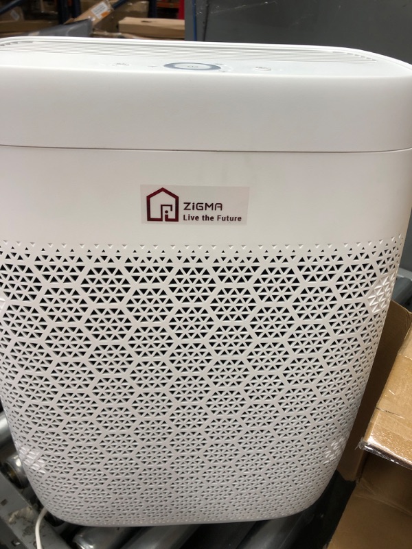 Photo 2 of ***PARTS ONLY NOT FUNCTIONAL***Zigma Air Purifiers for Home Large Room up to 1580 ft², 5-in-1 H14 True HEPA Filter/Ionizer/Carbon, Air Purifier for Allergies Remove 99.99% Dust,Pollen,Pets Hair,Smoke,Odor
