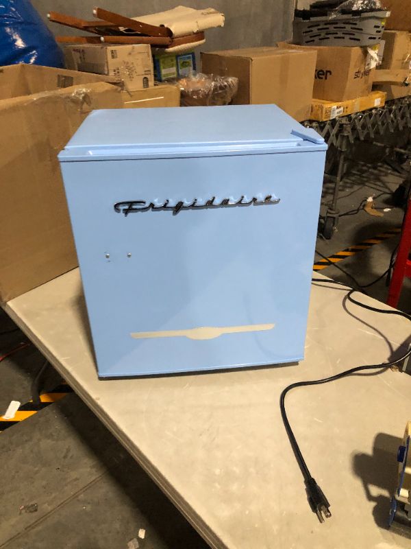 Photo 1 of 1.6 cu. ft. Mini Fridge in Blue