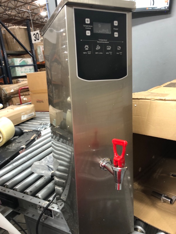 Photo 2 of ***SEE NOTES***Commercial Hot Water Dispenser Commercial Water Boiler 20L/5 Gallon Large Capacity Electric Dispenser, 50L/13Gal per Hour, Stainless Steel, 1600W Fast Heating for Tea Coffee Restaurant Beverage