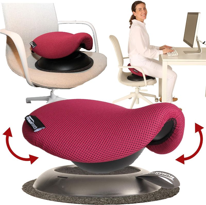 Photo 1 of *READ NOTES* Humantool Portable Ergonomic Office Chair - Human Tool Makes Any Chair a Swinging Saddle Chair a Smart Portable Saddle Stool - Great Gift for Coworkers, Yoga, Meditation and Friends - 
