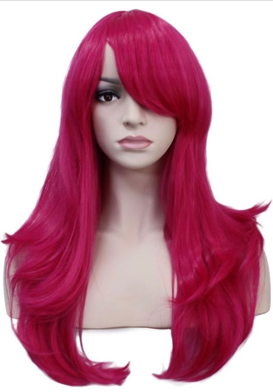 Photo 1 of Deifor 23 inch Long Big Wave Curly Heat Resistant Synthetic Hair Cosplay Wigs (2356# Hot Pink)