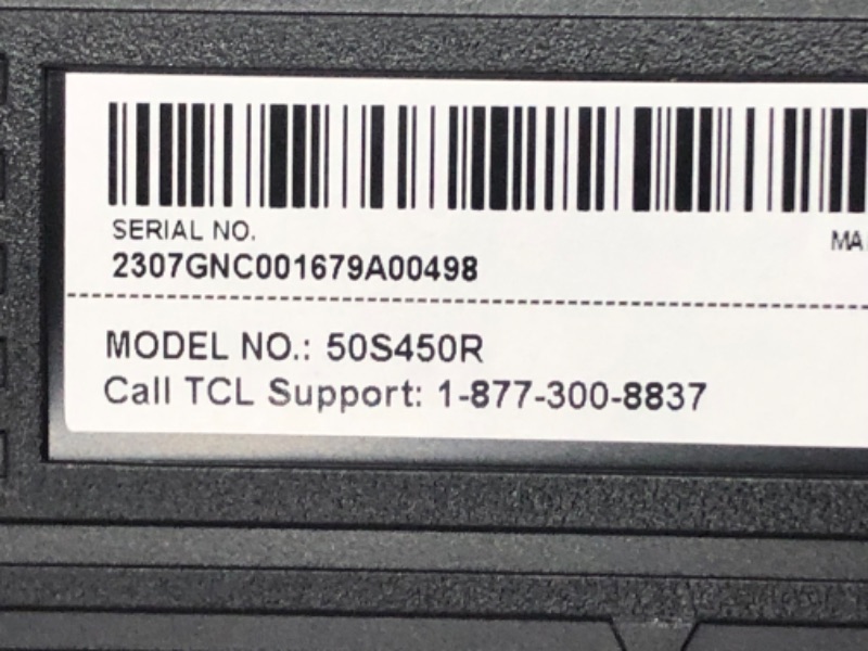 Photo 4 of TCL 50-Inch Class S4 4K LED Smart TV with Roku TV (50S450R, 2023 Model), Dolby Vision, HDR, Dolby Atmos, Works with Alexa, Google Assistant and Apple HomeKit Compatibility, Streaming UHD Television 50 inches