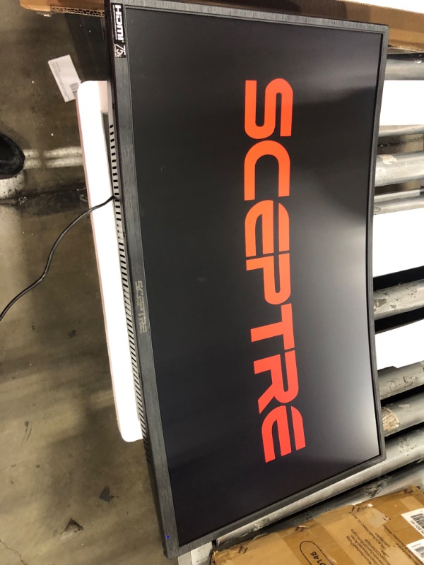 Photo 2 of Sceptre 27" Curved 75Hz LED Monitor HDMI VGA Build-in Speakers, Edge-Less Metal Black 2019 (C275W-1920RN)