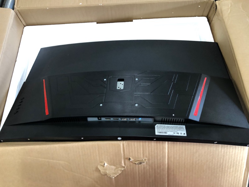 Photo 1 of ***NOT FUNCTIONAL - FOR PARTS - NONREFUNDABLE - SEE NOTES***
CRUA 32 inch 165Hz Curved Gaming Monitor,1800R Display,1ms(GTG) Response Time,Full HD 1080P 