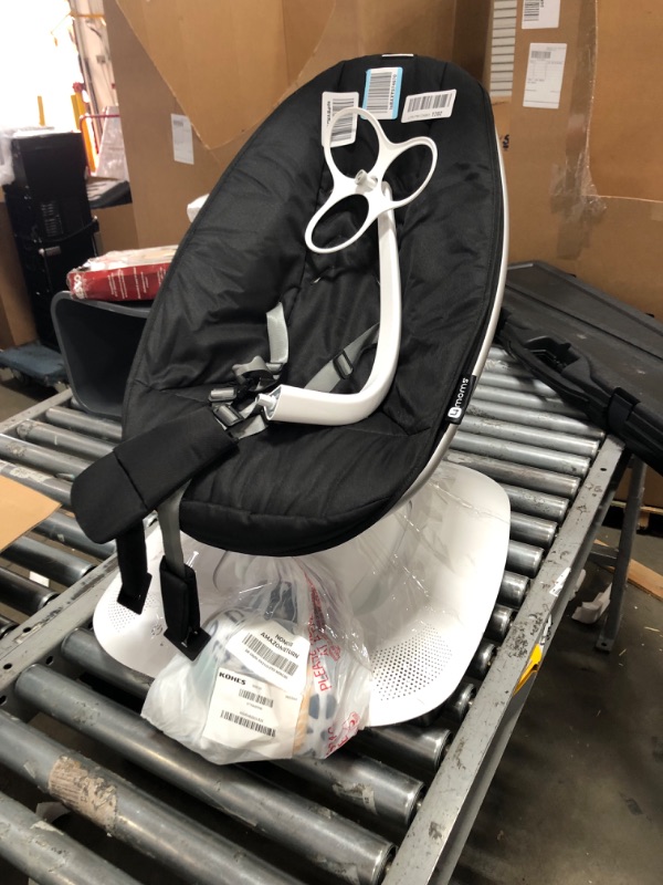 Photo 2 of 4moms MamaRoo Multi-Motion Baby Swing, Bluetooth Baby Swing with 5 Unique Motions, Black