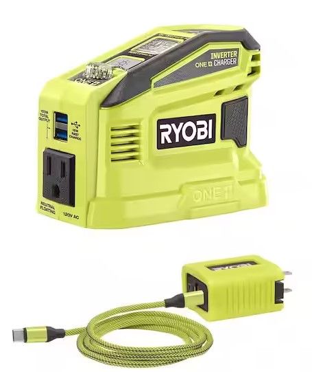 Photo 1 of  Ryobi 150-Watt Push Start Power Source and Charger for ONE+ 18-Volt Battery (Tool Only)