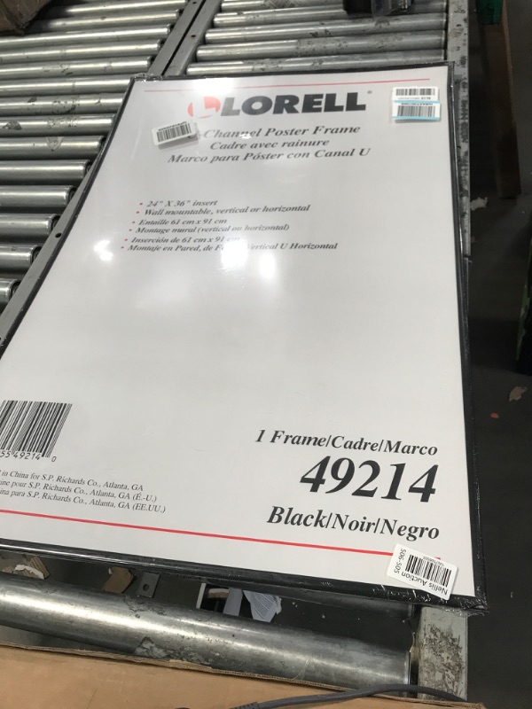 Photo 2 of Lorell Stylish Poster Frame, 24" x 36" (49214)