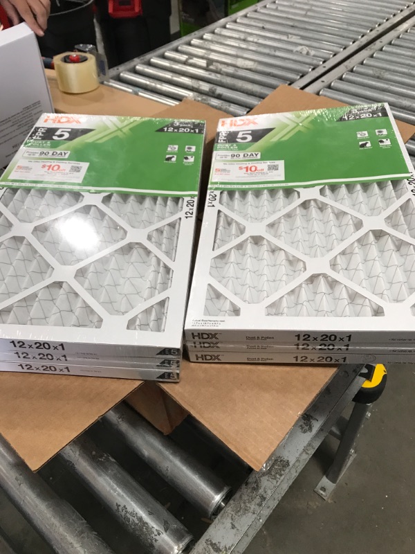 Photo 2 of 12 in. x 20 in. x 1 in. Standard Pleated Air Filter FPR 5 (3-Pack)
2 Packs