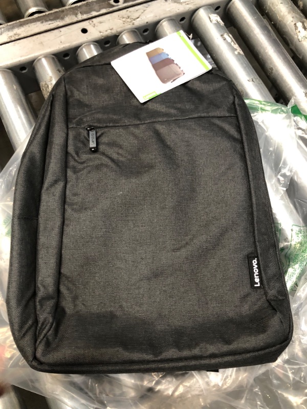 Photo 2 of Lenovo Laptop Backpack B210, 15.6-Inch Laptop/Tablet, Durable, Water-Repellent, Lightweight, Clean Design, Sleek for Travel, Business Casual or College, GX40Q17225, Black Casual Backpack- Black 15.6 inch B210 Black