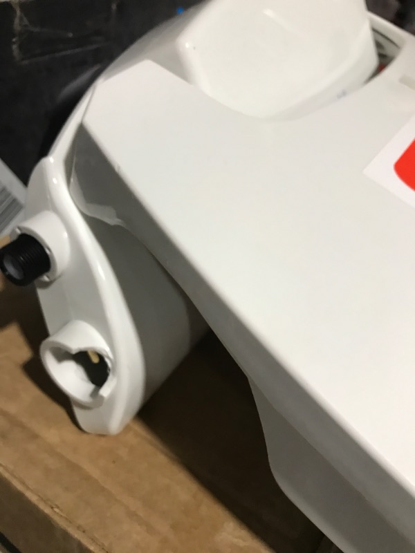 Photo 1 of * used * please see all images * 
Brondell Swash Ecoseat Non-Electric Bidet Toilet Seat, Fits Elongated Toilets, White - 