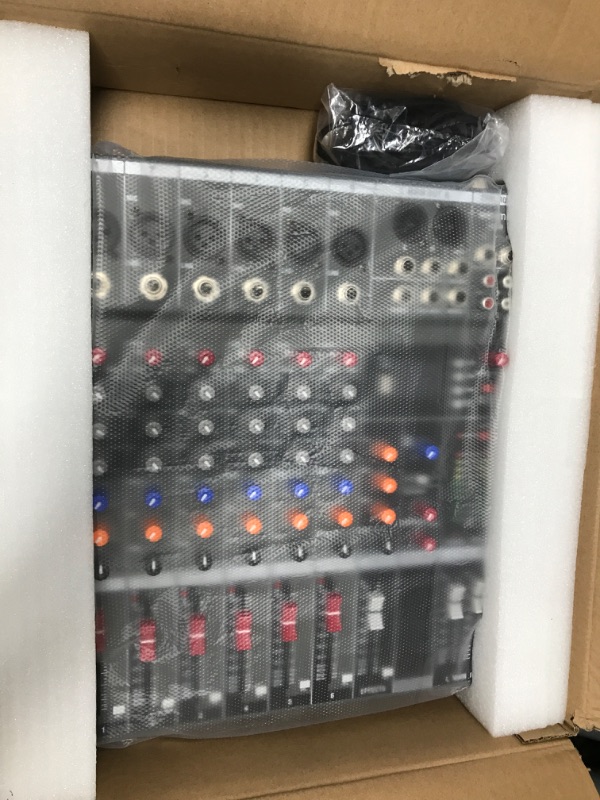 Photo 2 of 8 Channel Professional Mixer Sound Board Console Interface Digital USB MP3 Phantom Power Stereo DJ Studio FX Steel Chassis, USB Bluetooth Audio Mixer