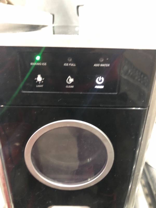 Photo 4 of ***USED AND DIRTY - POWERS ON - UNABLE TO TEST FURTHER***
EUHOMY Countertop Nugget Ice Maker, Max 33lbs/24H, 2 Ways Water Refill