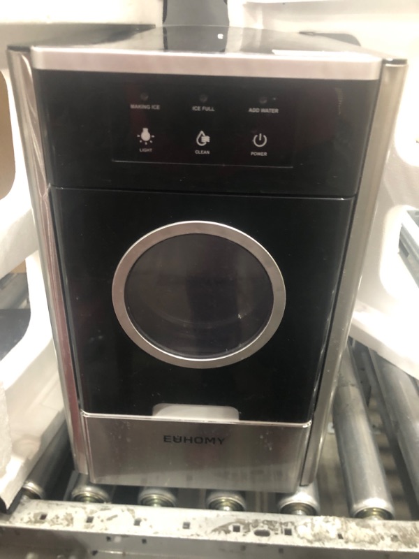 Photo 2 of ***USED AND DIRTY - POWERS ON - UNABLE TO TEST FURTHER***
EUHOMY Countertop Nugget Ice Maker, Max 33lbs/24H, 2 Ways Water Refill