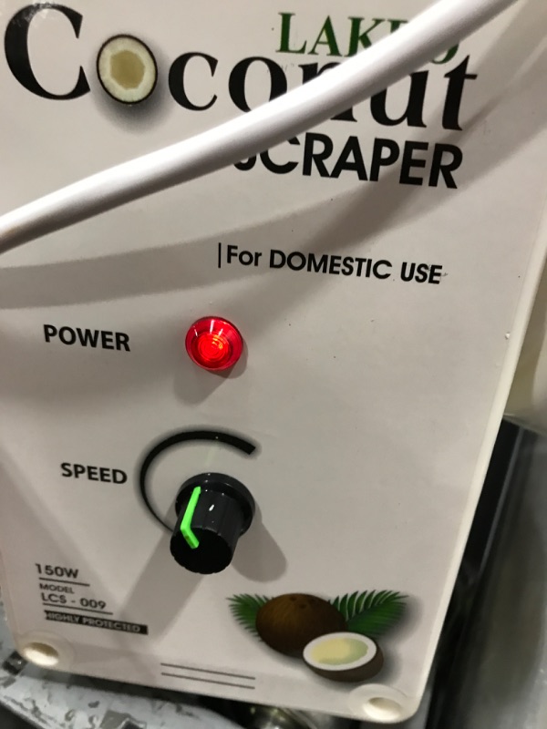 Photo 1 of Domestic Electric Coconut Scraper (110v) Model LCS-009
