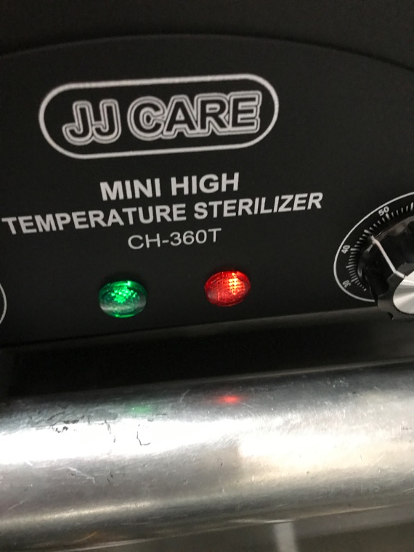 Photo 4 of JJ CARE High Temperature Dry Heat Sterilizer 1.8L - Sterilizer for Nail Tools, Sterilizer for Esthetician, Stainless Steel Nail Tool Sterilizer for Spa, Salon, Barber Cleaning Machine for Metal Tools Black