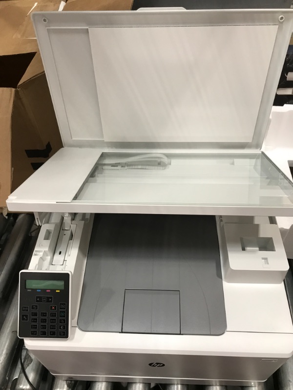 Photo 2 of HP Laserjet Pro MFP M182nw Wireless All-in-One Color Laser Printer, Print Scan Copy Fax, 17ppm, 600x600DPI, 150-Sheet, 2-Line LCD with Numeric keypad, White, PCM
