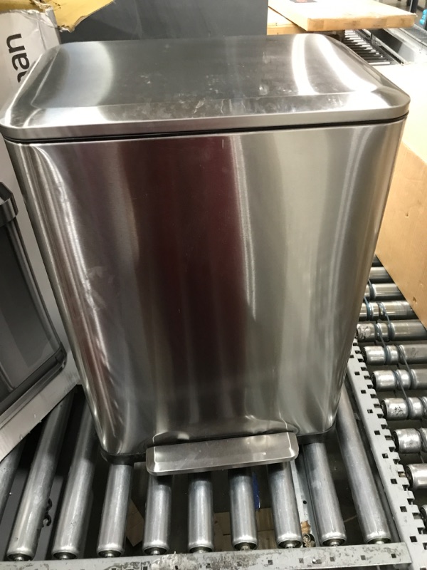 Photo 1 of 13 Gallon Dual Compartment Kitchen Trash Can
