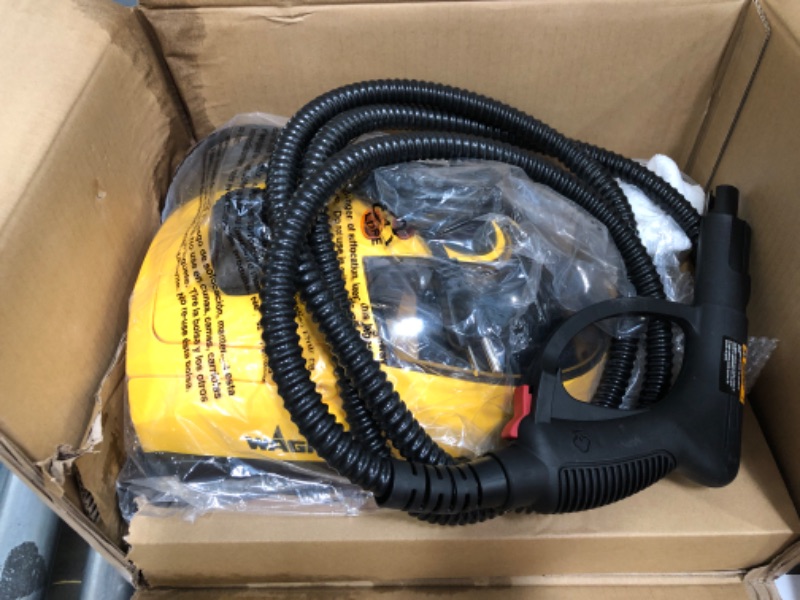 Photo 1 of USED** Wagner Spraytech C900054 905e AutoRight Multi-Purpose Steam Cleaner, 12 Accessories Included, Steamer, Steam Cleaners, Steamer for cleaning, Power Steamer, Color May Vary 905 Steam