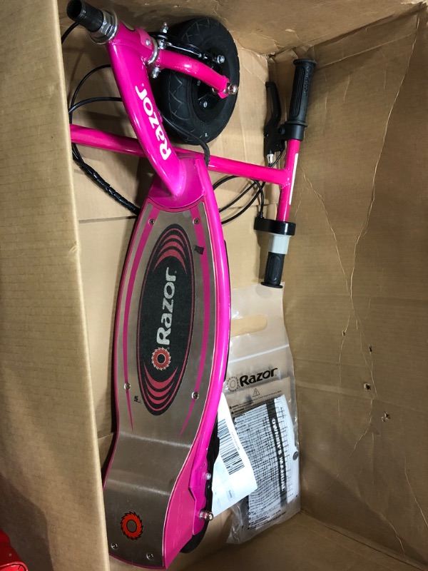 Photo 2 of (parts only)Razor 13111261 E100 Electric Scooter (Pink)