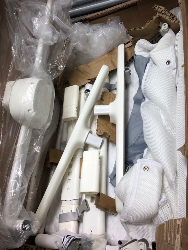 Photo 1 of VaVaSoo Rocking Bassinet for Baby Automatic Bedside Sleeper 3 in 1 Electric Bedside Crib on Wheels, Smart Co Sleeper for Newborn/Infant 10 Heights Adjustable, White