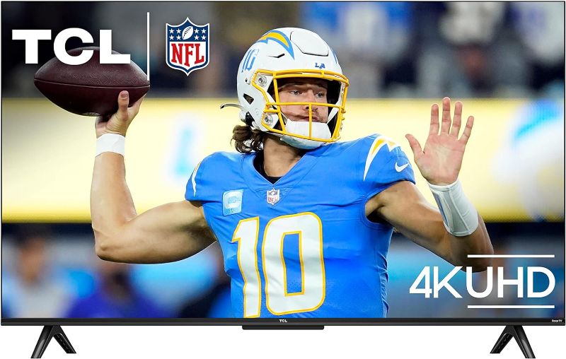 Photo 1 of TCL 43-Inch Class S4 4K LED Smart TV with Roku TV (43S450R, 2023 Model), Dolby Vision, HDR, Dolby Atmos, Compatible with Alexa, Google Assistant and Apple HomeKit Compatibility, Streaming UHD
