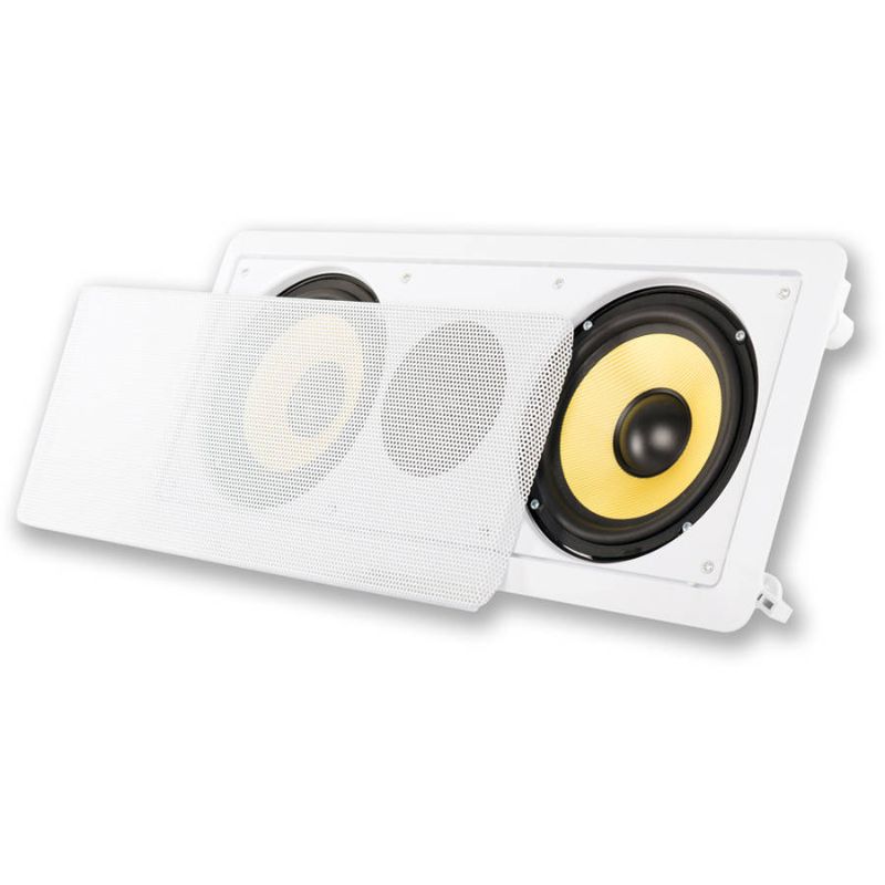 Photo 1 of Acoustic Audio Dual 6.5-Inch Kevlar Center Channel Speaker (White)