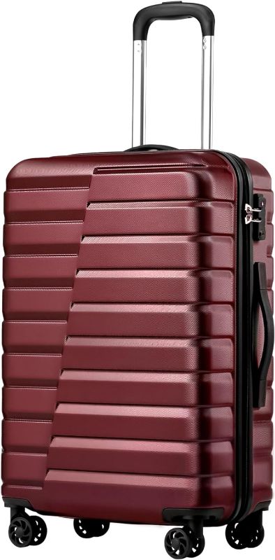 Photo 1 of Coolife Luggage Suitcase Carry on Hardside PC+ABS Spinner TSA Lock Telescopic Handle