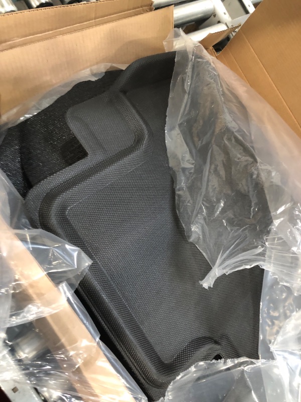 Photo 2 of 3D MAXpider All-Weather Floor Mats for Tesla Model Y 2021-2023 Custom Fit Floor Liners, Kagu Series (1st & 2nd Row)