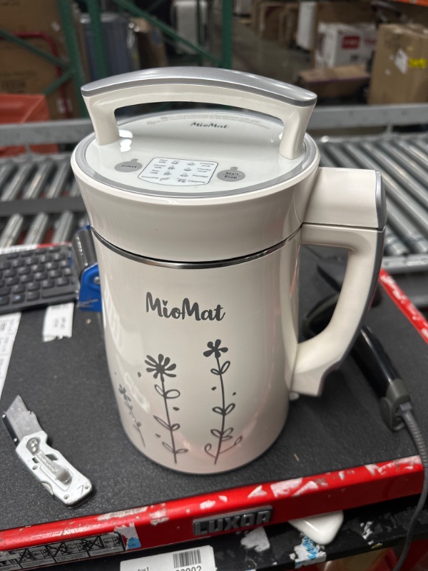 Photo 2 of [REFURBISHED] MioMat 8in1 Plant-based Milk Maker | Soy Milk, Almond milk, Nut Milk, Oat Milk, Cashew Milk | + Soups, Porridges and Smoothies | FREE Recipe Book | Raw Milk Program | Stainless Steel