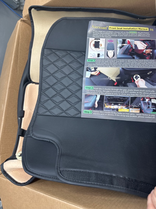 Photo 2 of Black Panther 1 Pair Car Seat Covers