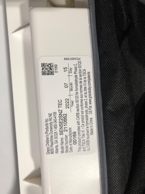 Photo 3 of ***USED AND DIRTY - MISSING PARTS - UNABLE TO TEST***
Graco Sense2Snooze Bassinet with Cry Detection Technology, 19 D x 26 W x 41 H Inch